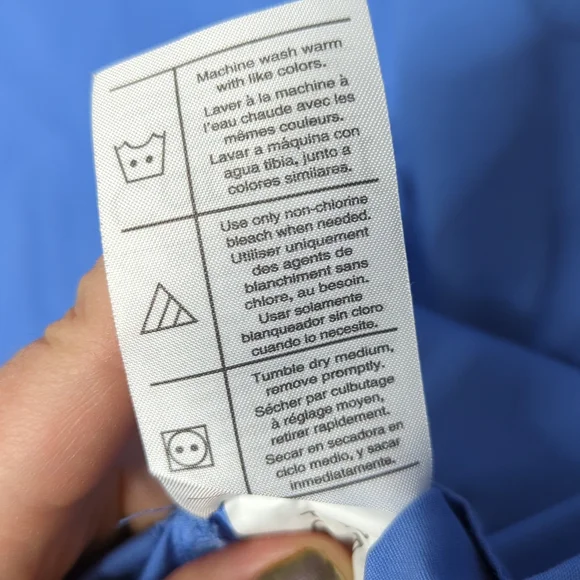 Carhartt Blue Sleeveless Utility Snap Closure Summer Top Blouse size XL - Picture 7 of 7